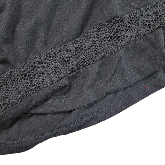 Tunic Tank Top Shirt Junior M 7-9 Dream on Dreamer Sleeveless Scoop Neck Black - Picture 8 of 16